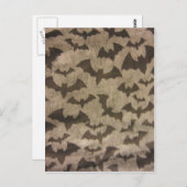 Carte Postale Bats noirs (Devant / Derrière)