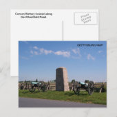 CARTE POSTALE BATTERIE CANNON (Devant / Derrière)