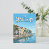 Carte Postale Batterie de Charleston (Debout devant)