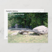 CARTE POSTALE BATTERIE DE HAZLETT (Devant / Derrière)