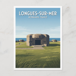 Carte Postale Batterie de Longues-sur-Mer Bayeux France Voyage