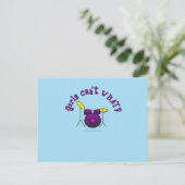 Carte Postale Batterie - Violet (Debout devant)