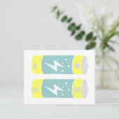 Carte Postale Batteries (Debout devant)