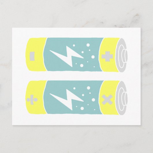 Carte Postale Batteries (Devant)
