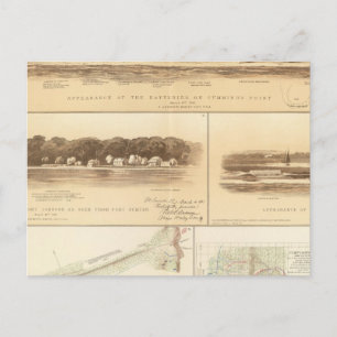 Carte Postale Batteries et travaux Pt de Cumming