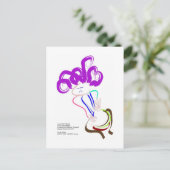 Carte Postale batteur cool (Debout devant)