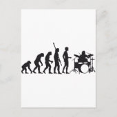 Carte Postale batteur d'évolution (Devant)