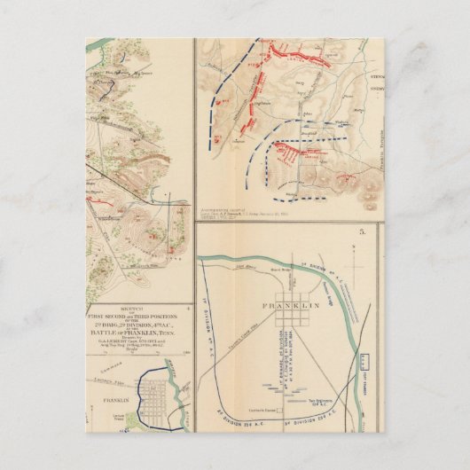 Carte Postale Battlefield, Nashville, Tenn (Devant)