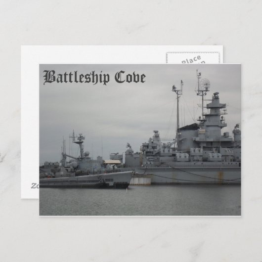 Carte postale Battleship Cove (Devant / Derrière)
