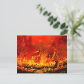 Carte Postale Battling fire (Debout devant)