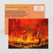 Carte Postale Battling fire (Devant / Derrière)