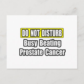 Carte Postale Battre Occupé Cancer de la Prostate