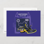 Carte Postale Batwheels™ Batwing - L'avion de Batman (Devant / Derrière)
