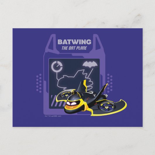 Carte Postale Batwheels™ Batwing - L'avion de Batman (Devant)