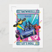 Carte Postale Batwheels™ - C'est parti ! (Devant / Derrière)