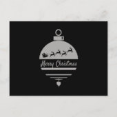 Carte Postale Bauble de Noël Joyeux Noël (Devant)