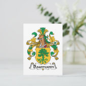 Carte Postale Baumann Family Crest (Debout devant)
