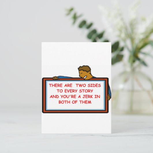 Carte Postale bavard (Debout devant)