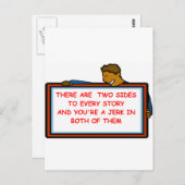 Carte Postale bavard (Devant / Derrière)