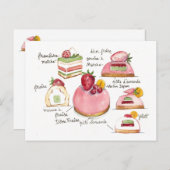 Carte Postale Bavoirois rose (Devant / Derrière)