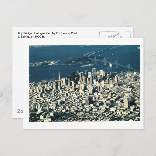 Carte Postale Bay Bridge 1996, (c) choeur 2000 (Devant / Derrière)