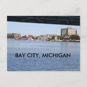 CARTE POSTALE BAY CITY, MICHIGAN POST CARD