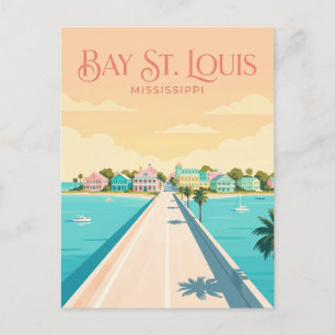 Carte Postale Bay St. Louis Mississippi