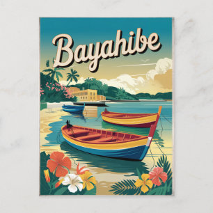 Carte Postale Bayahibe République Dominicaine Vintage