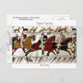 Carte postale Bayeux Tapestry a4 (Devant / Derrière)