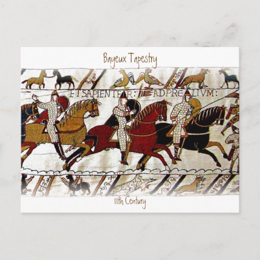 Carte postale Bayeux Tapestry a4 (Devant)