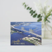 Carte Postale Baytown Bridge, Houston Ship Channel, Texas (Debout devant)