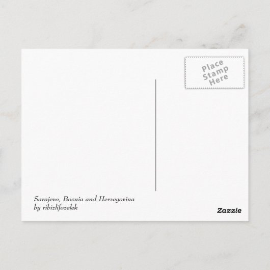 Carte Postale Bazar (Dos)