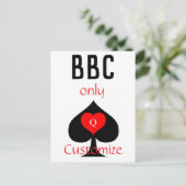 Carte Postale BBC Seule pique lame signe Thunder_Cove (Debout devant)