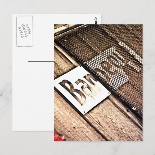 Carte postale BBQ (Devant / Derrière)