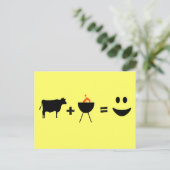 Carte Postale BBQ Beef Happy (Debout devant)