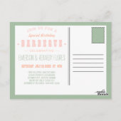 Carte Postale BBQ D'ÉTÉ Fleur vintage (Dos)