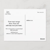 Carte postale BBQ ou vente étoiles et bandes du 4  (Dos)