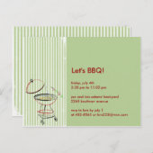 Carte postale BBQ Party (Devant / Derrière)