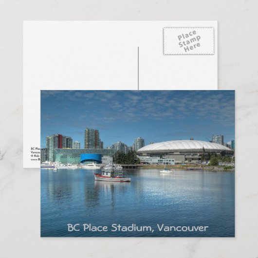 Carte Postale BC Place Stadium (Devant / Derrière)