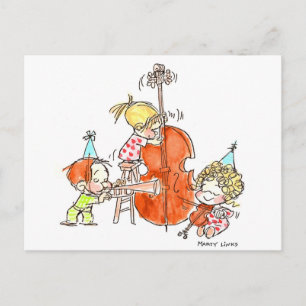 Carte Postale BD-005 Birthday Band