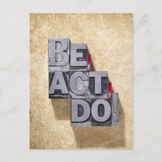 Carte Postale Be, Act , (Devant)