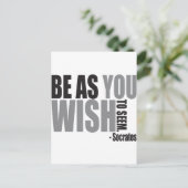 Carte Postale Be as you wish to seem (Debout devant)