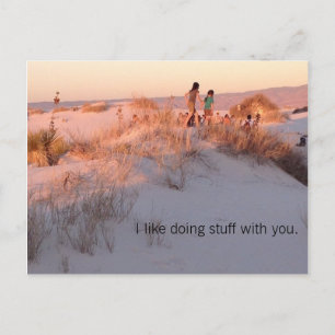Carte Postale Be brave. Just tell them you like being together.