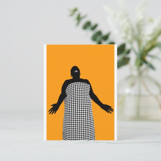 Carte Postale Be happy (Debout devant)