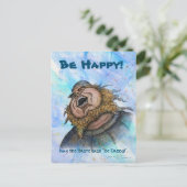 Carte postale Be Happy par Mike Winterbauer (Debout devant)