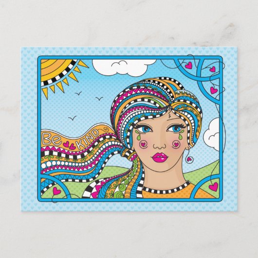 Carte postale Be Kind_ (Devant)