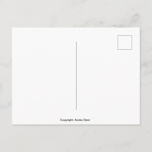 Carte postale Be love (Dos)