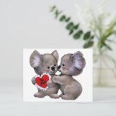 Carte Postale Be Mine Koalas (Debout devant)