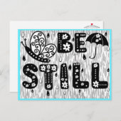 Carte Postale Be Still Coloring Postcard (Devant / Derrière)