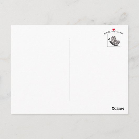 Carte Postale Be Still Coloring Postcard (Dos)